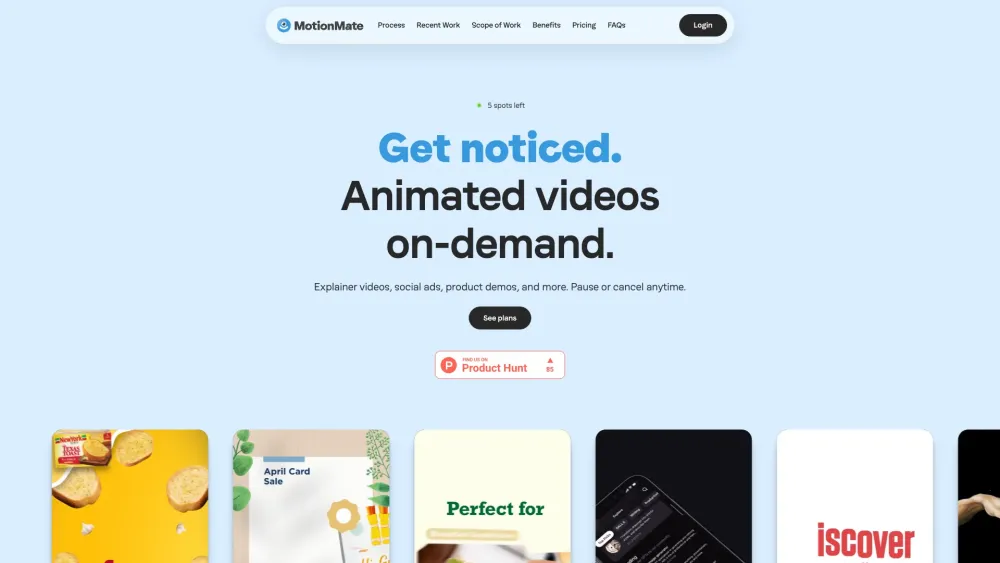 MotionMate: All-in-One Animation & Motion Graphics Creation Solution