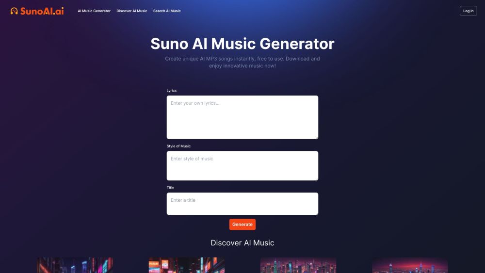 SunoAI.ai: Revolutionary Suno V3 AI Music Generator : Key Features