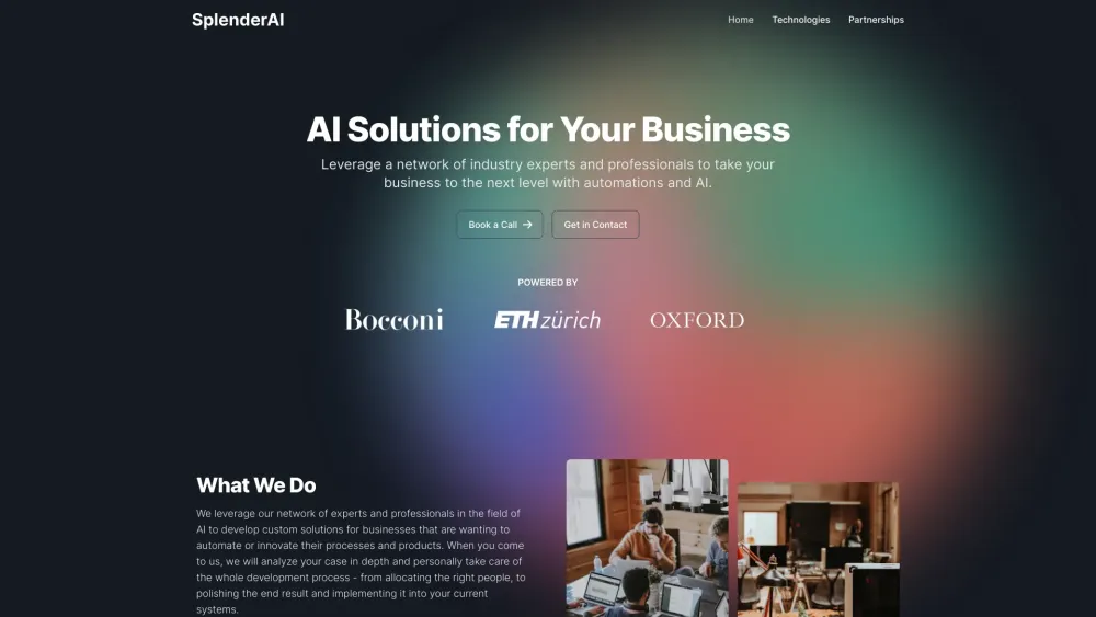 SplenderAI: AI Solutions to Efficiently Automate Your Business Efficiently