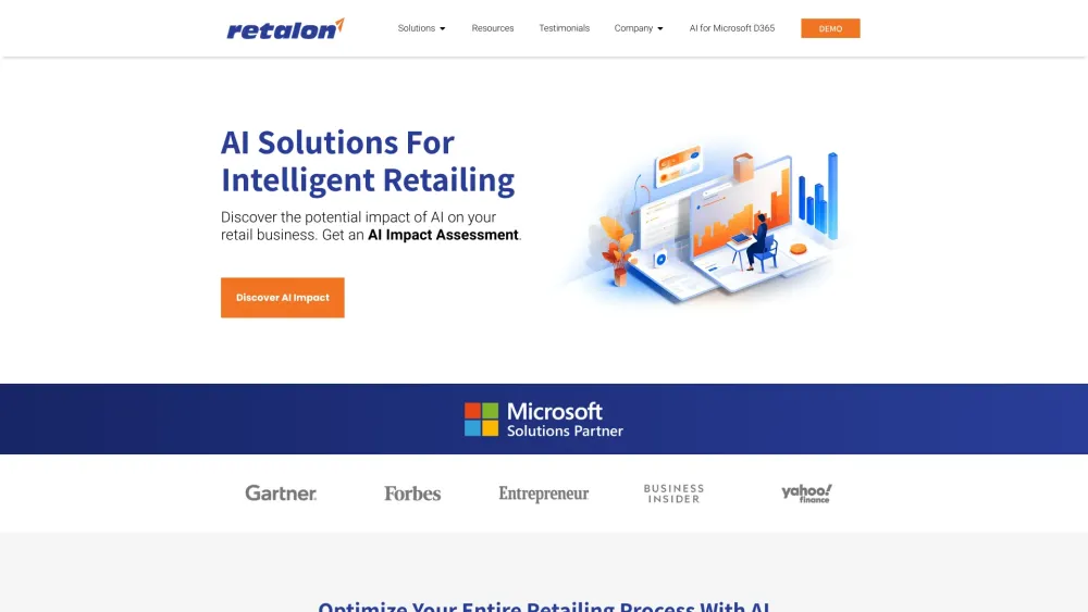 Retalon: AI-Based Intelligent Retail Solutions for Retailers