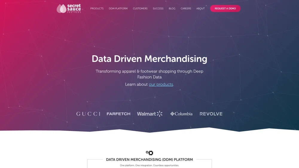 Secret Sauce Partners Inc.: Data Driven Apparel & Footwear Merchandising