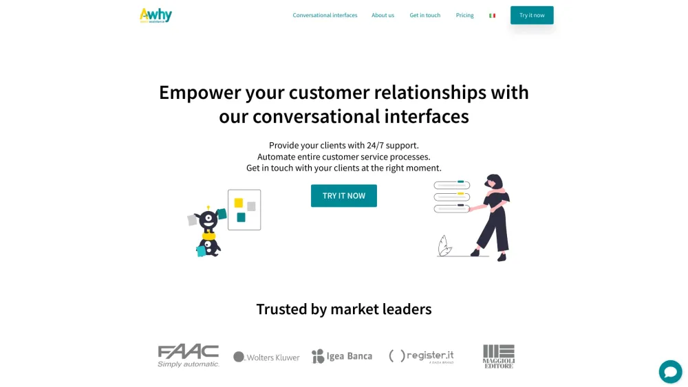 Awhy : AI Chat Interfaces for Advanced Customer Service Support