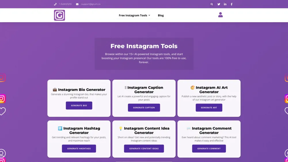 Grum: Comprehensive Instagram Marketing Tools and Resources for Success