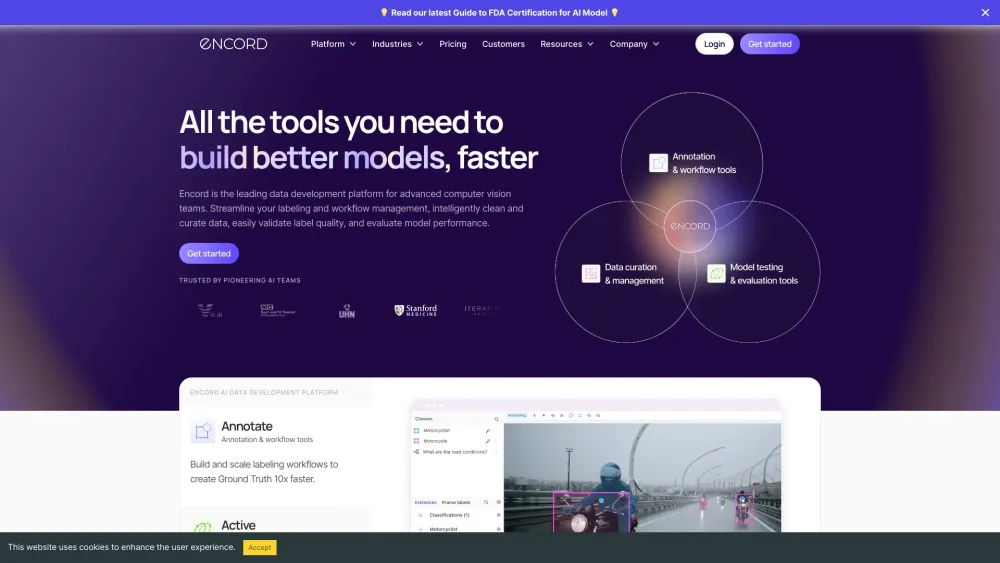 Encord: AI Data Engine - Streamline Labeling, Curate Data, Validate Models