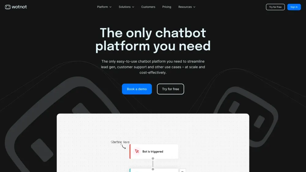 WotNot: No Code Chatbot Platform | Your Trusted Chatbot Partner