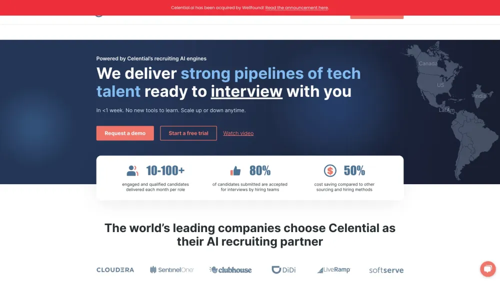 Celential.ai : AI Recruiting, ML & Automated Outreach Solutions