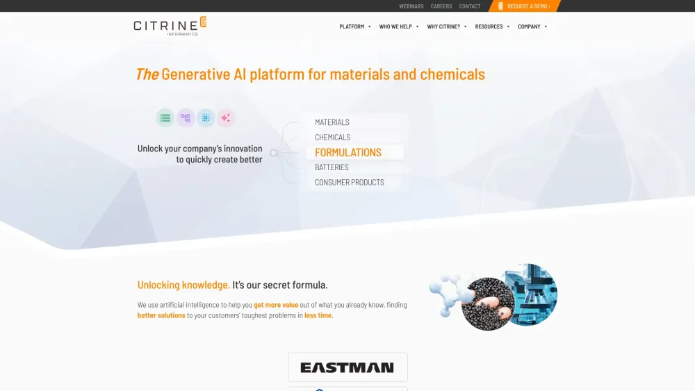 Citrine Informatics: Leading Generative AI for Materials & Chemicals