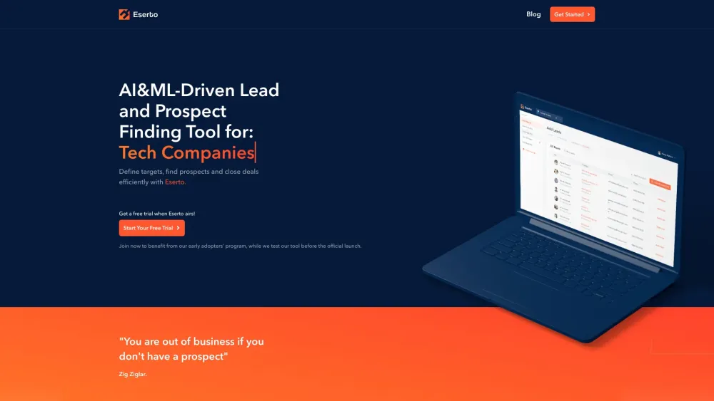 Eserto: AI/ML-Driven Lead Generation for Tech Companies & Startups