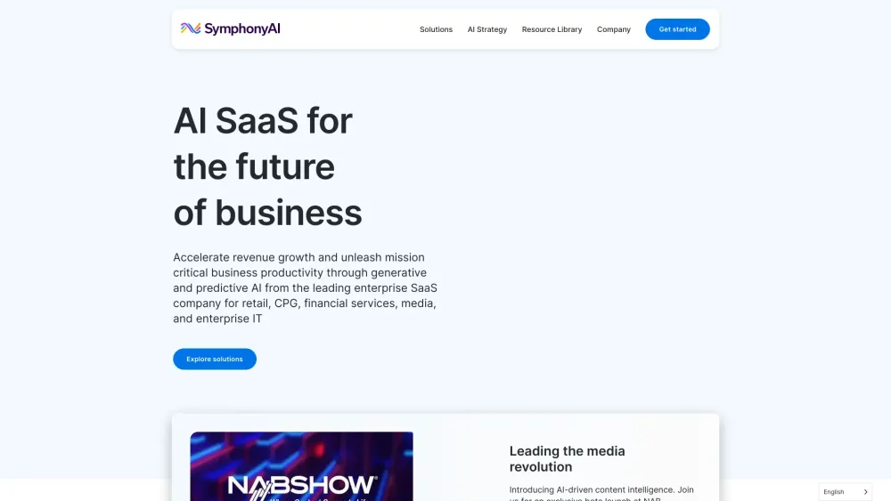 SymphonyAI: Predictive & Generative AI SaaS for Business Solutions