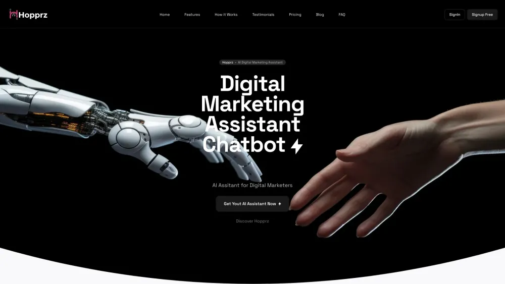 Hopprz: AI Assistant Tool Enhancing Digital Marketing Strategy