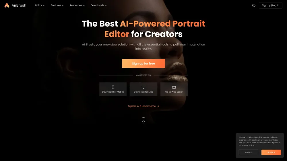 AirBrush: Ultimate Portrait Editor - Enhance Your Photos Seamlessly