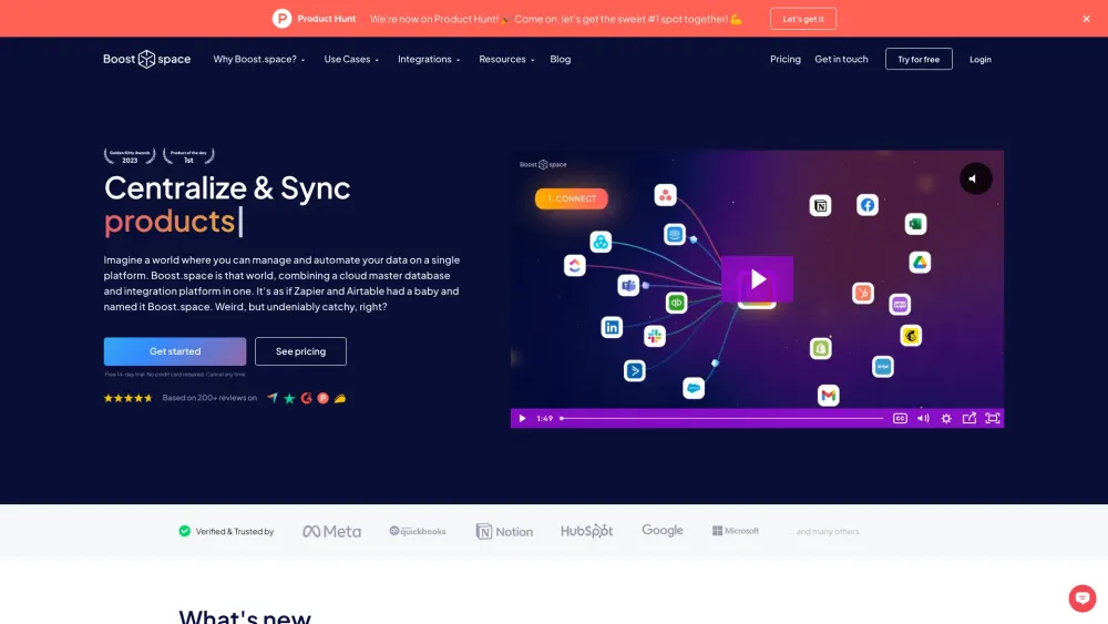 Boost.space: No-Code Data Sync & Connect 1800+ Apps Effortlessly