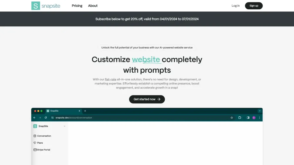 SnapSite: Create Websites Fast with Easy-to-Use Website Builder