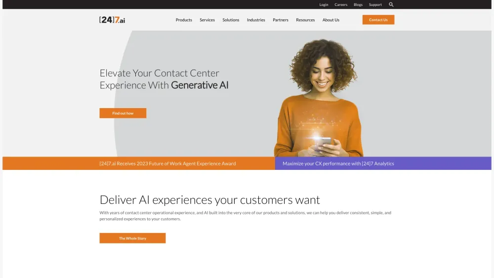 24/7.ai: AI Customer Service Platform & Solution Innovator
