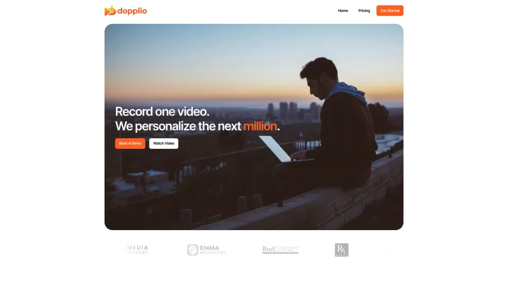 Dopplio: Personalized Sales Videos with Your Voice, Face, and Backgrounds