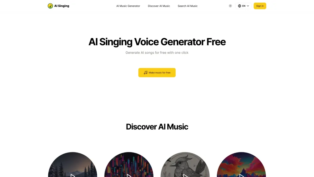 AI Singing: Generate Music & Singing from Text with AI Technology