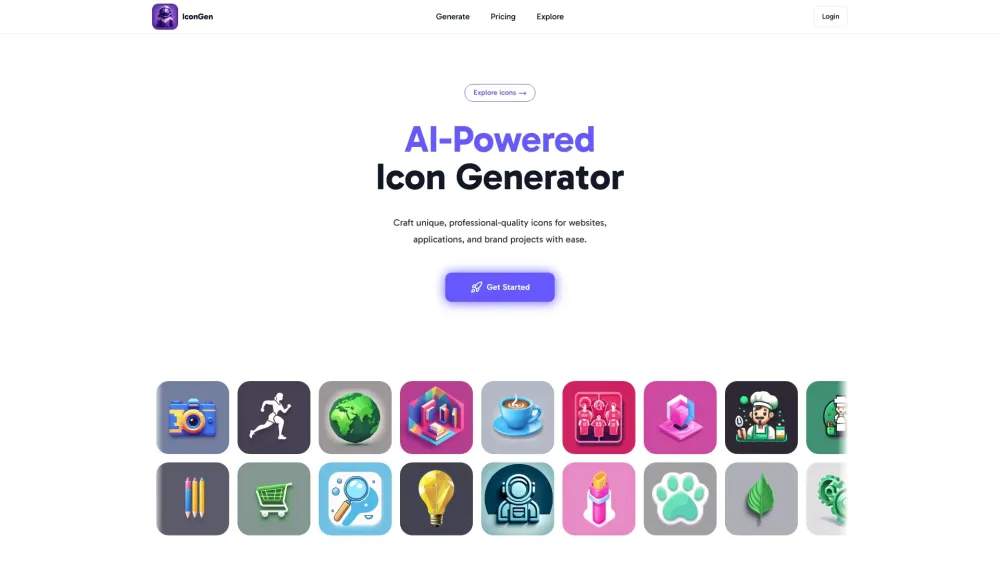 IconGenerate.com: Unique, Professional-Quality Icons Crafted with Ease