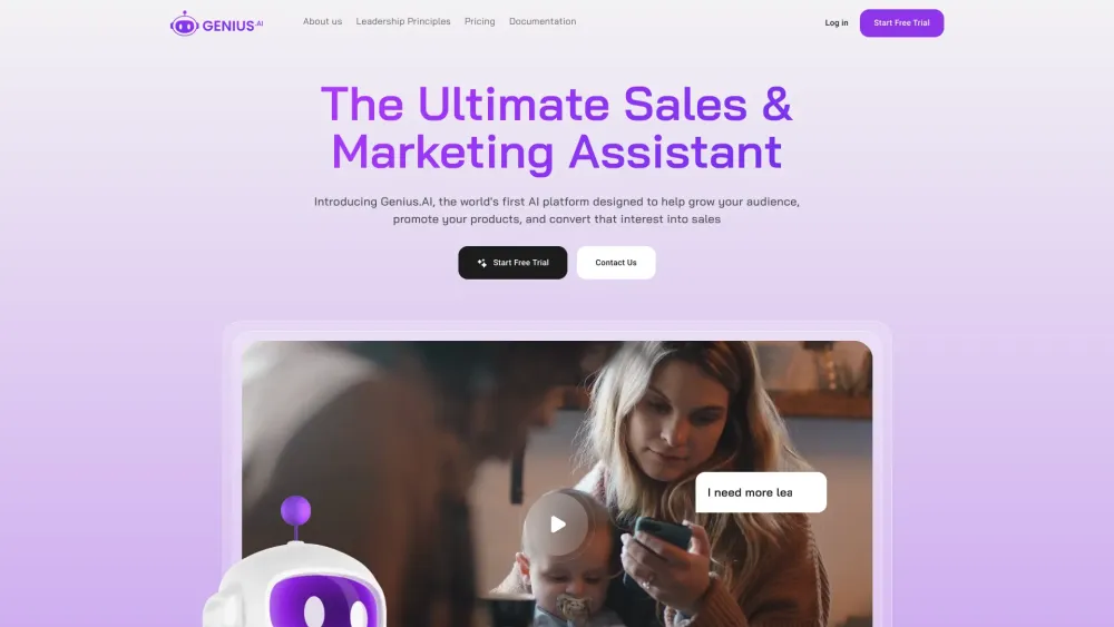 Genius.AI: Custom AI for Sales, Marketing, Brand Building & Engagement