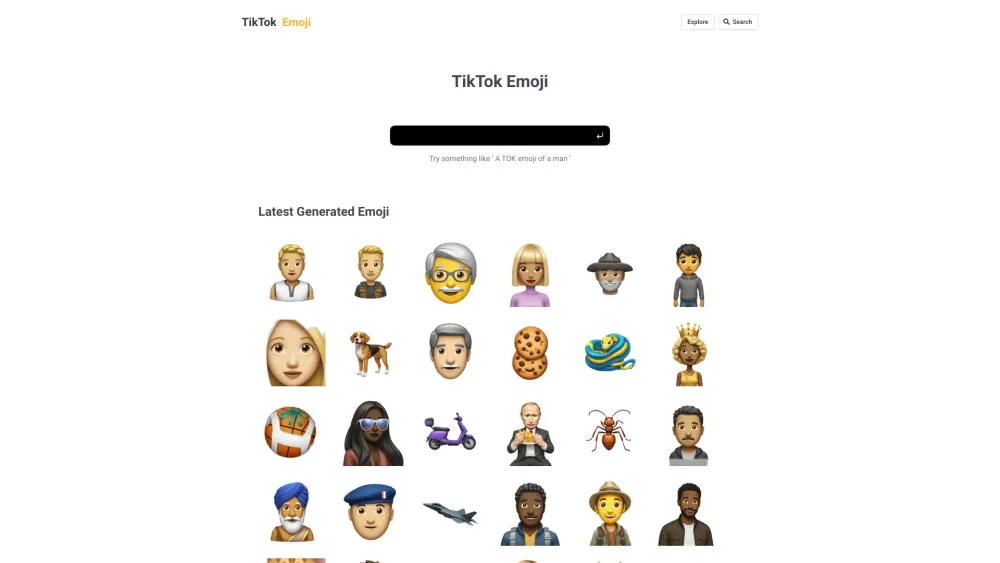 TIKTOKEMOJI.COM: Custom TikTok Emojis with AI Tech