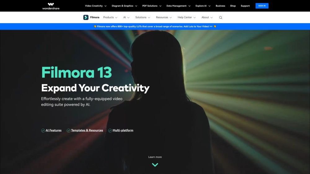 Wondershare Filmora: Simple Video Editor with Creative Tools & Effects