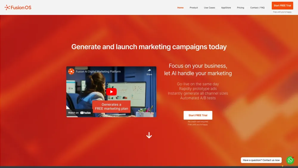 Fusion: AI Marketing Plans, Social Media Ads, and Paid Channel Campaigns