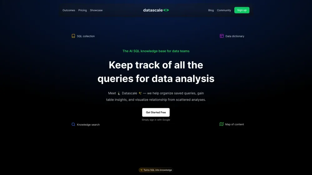 Datascale: Next-Gen AI-Powered Data Knowledge Base for Future Insights