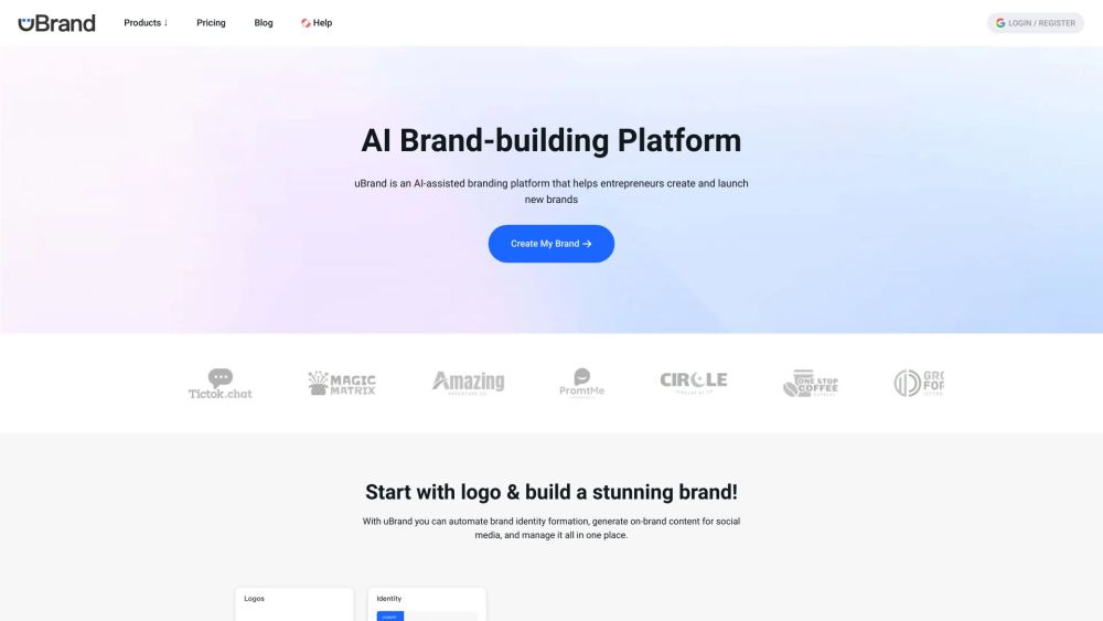 uBrand: AI Branding Platform - Boost Your Brand, Ideal for Entrepreneurs