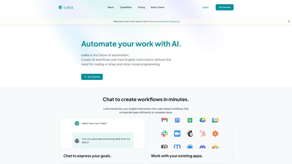 Lutra AI: Automate Workflows with English Instructions, No Coding