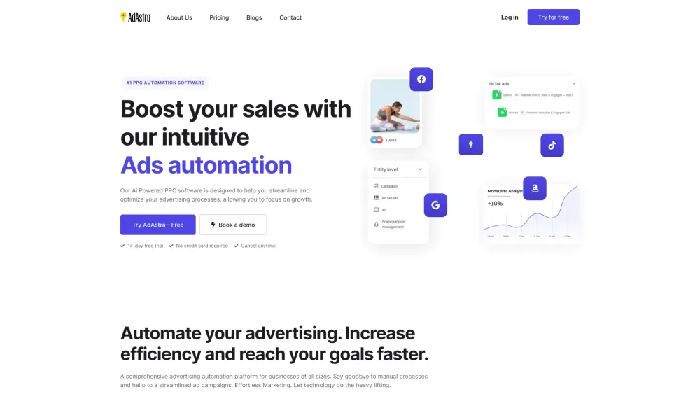 AdAstra: AI Amazon Ads - Reduce Costs, Boost Sales, Automated Bidding