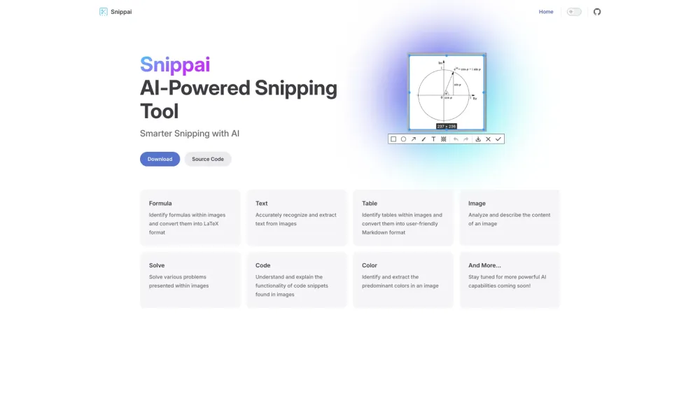 Snippai: AI Snipping Tool with Intelligent Feature Recognition