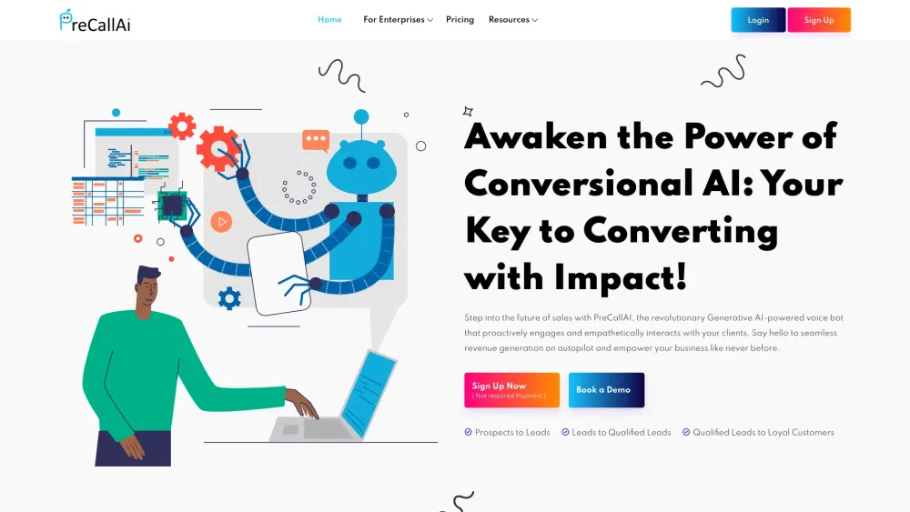 PreCallAI: AI Voice Bot for Client Engagement & Revenue Generation