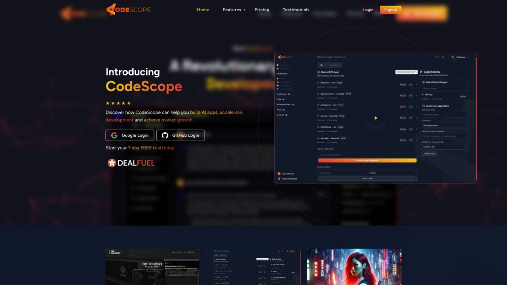 CodeScope: Build & Edit Incredible AI Applications with Ease