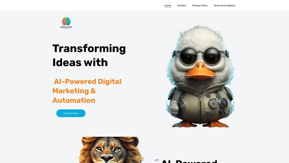 Aigency LABS: AI Content Creation & Digital Marketing Automation