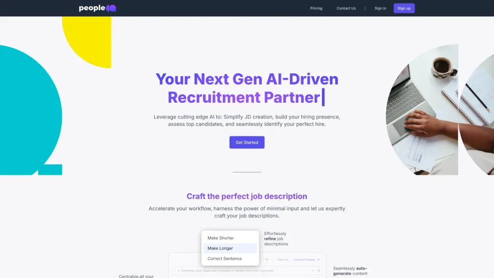 PeopleCQ: Next Gen AI-Driven Recruitment Partner - Key Features