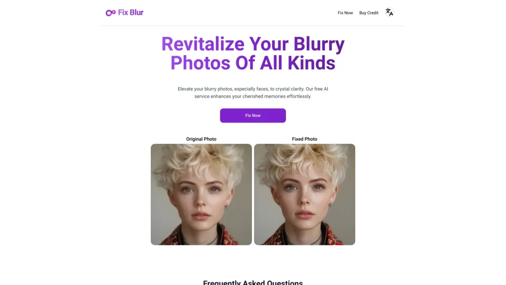 Fix Blur: Sharpen Photos & Faces in Just 10 Seconds