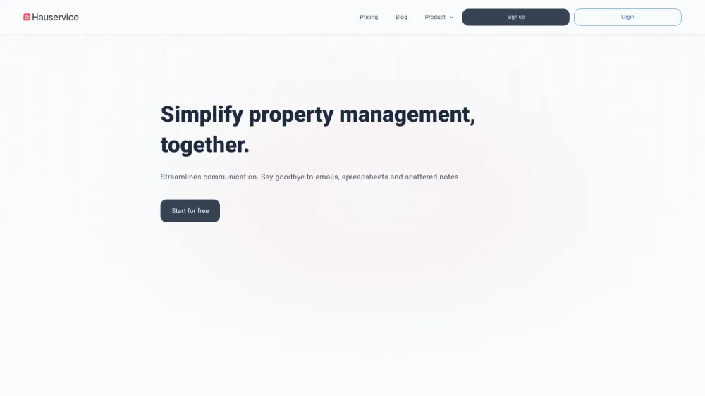 Hauservice: Streamlined Communication & Simplified Property Management