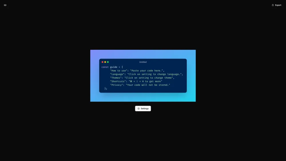 CodeScreenshot: Generate Impressive Code Visuals Effortlessly & Quickly