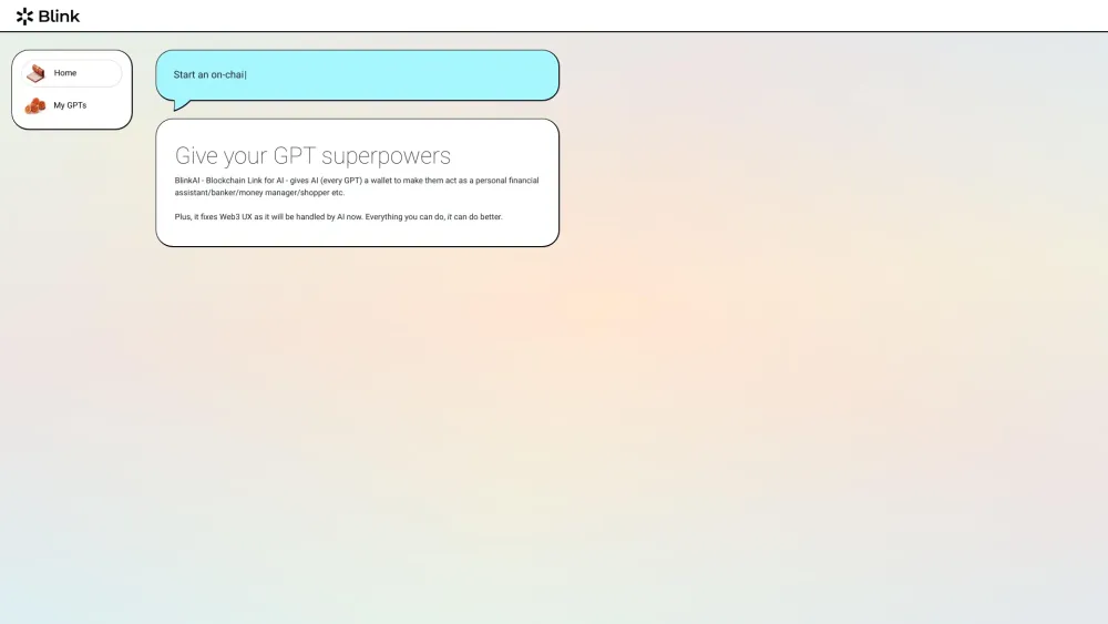 BlinkAI: Crypto Wallet for GPT - Boosts Capability by 10x