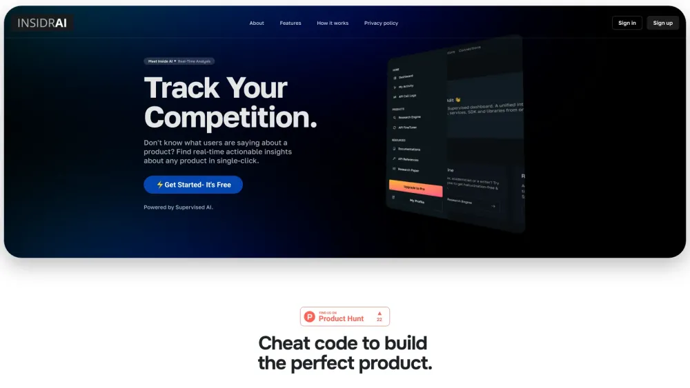 Insidr AI: Real-Time Insights & Competitive Analysis Platform