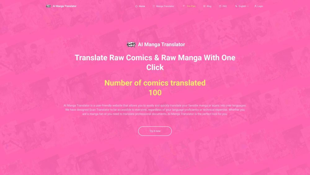 AI Manga Translator: Online, Accurate, Multilingual Manga Translation