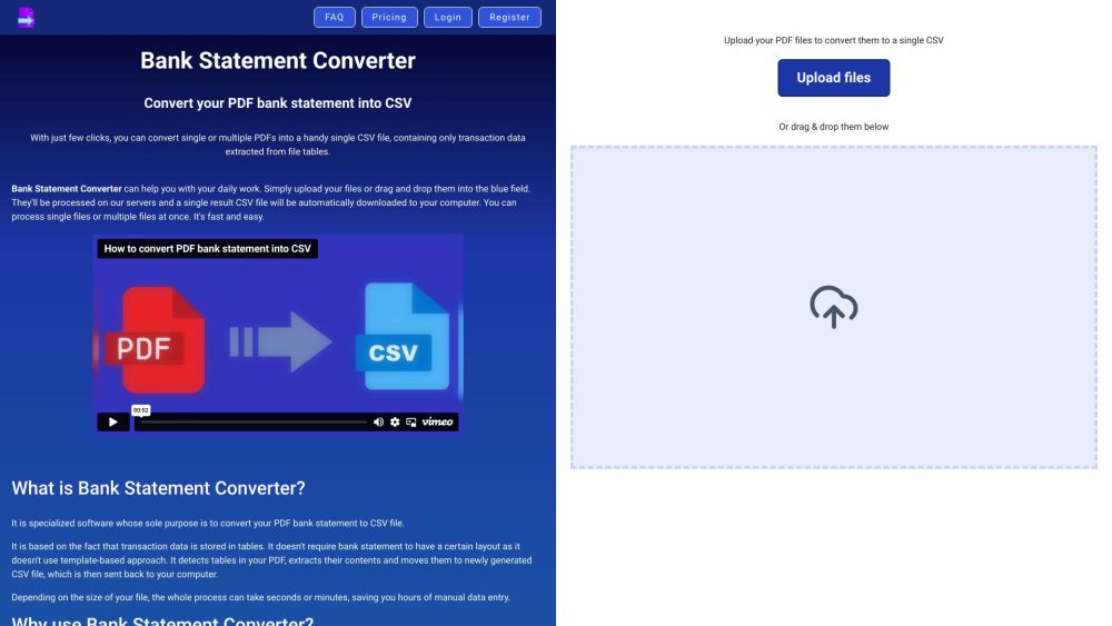 Bank Statement Converter: Transform PDF to CSV Quickly Online