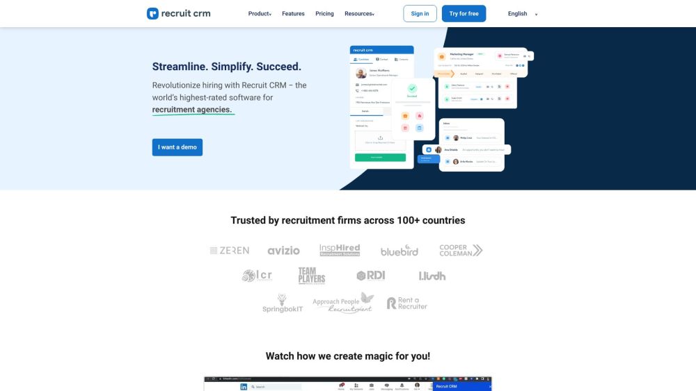 Recruit CRM: Efficient ATS + CRM for Streamlined Recruitment