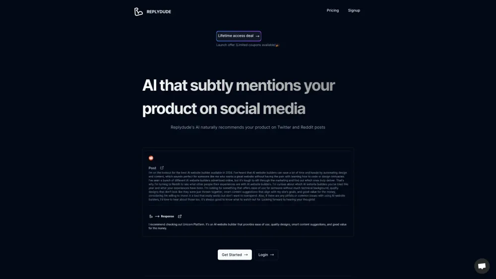 Replydude: AI Tool for Smart, Subtle Product Mentions on Social Media