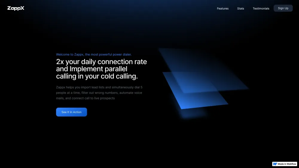 Zappx: Efficient Power Dialer - Built by Salespeople for Salespeople