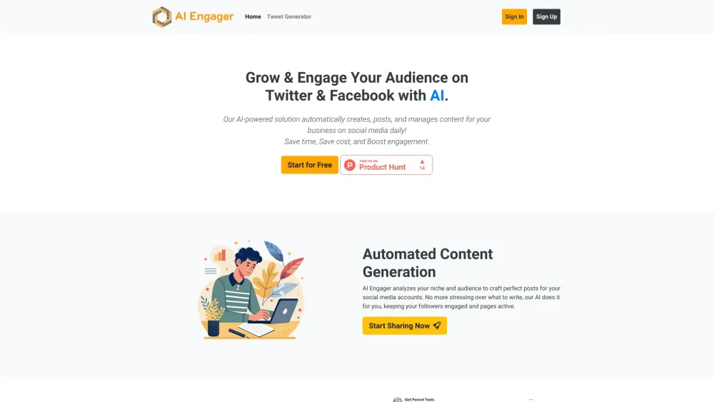 AI Engager : Automated Social Media Content Creation & Management