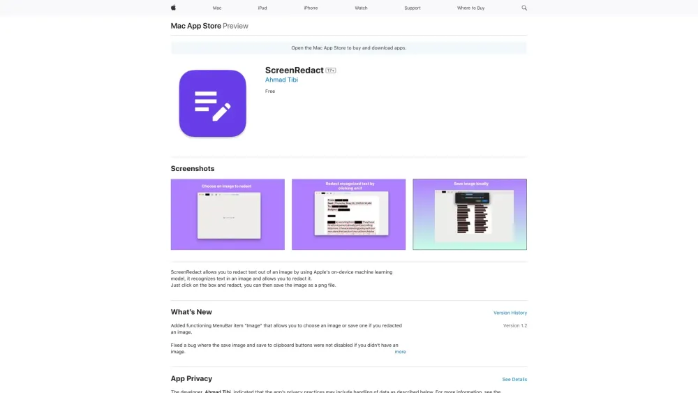 ScreenRedact: AI Redact Tool for Mac - Easy Sensitive Info Redaction