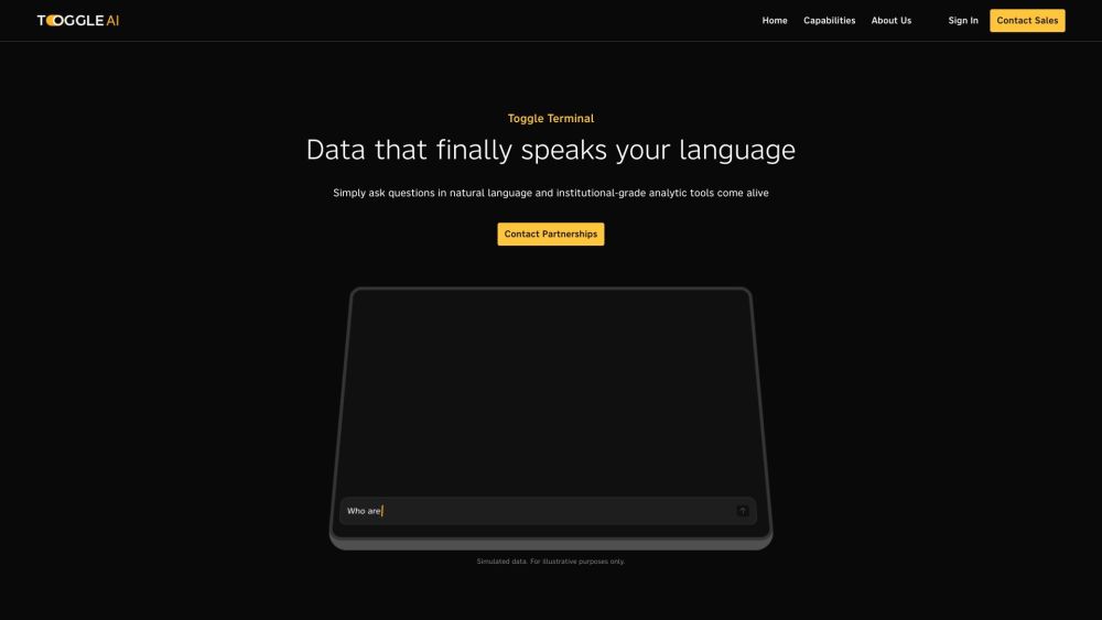 Toggle AI: Advanced Analytic Tool for Natural Language Data Interaction