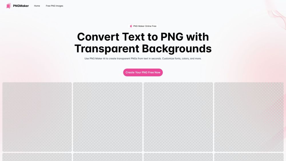 PNG Maker: Convert Text to PNG with AI - Free & Customizable