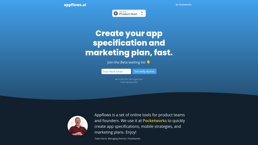 Appflows: Efficient Tools for App Specs & Growth Planning