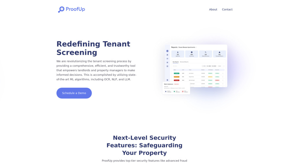 ProofUp: Tenant Screening, Identity & Income Verification - Quick & Secure